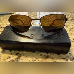 Persol Brown Sunglasses with Case